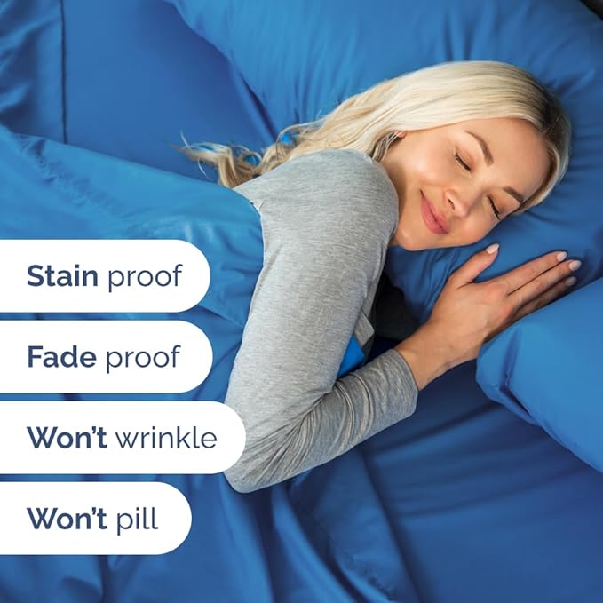 Split Head King Sheet Set – 4 Piece Flex Split Top King Sheets - Image 7