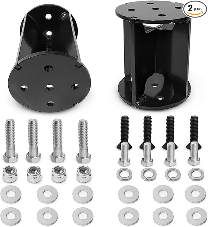 FLOVENTIS 6" Straight Air Helper Spring Spacer, Heavy-Duty Steel Compatible by FLOVENTISAirSuspensions