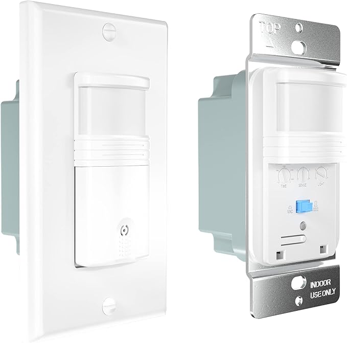 EverElectrix 2 Pack Motion Sensor Light Switch, Neutral Wire Required, Single - Image 8