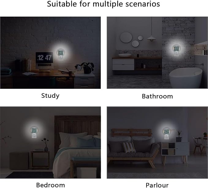 Pigsaly Led Night Light Funny White Police Cars Night Light Plug in Wall Lamp - Image 6