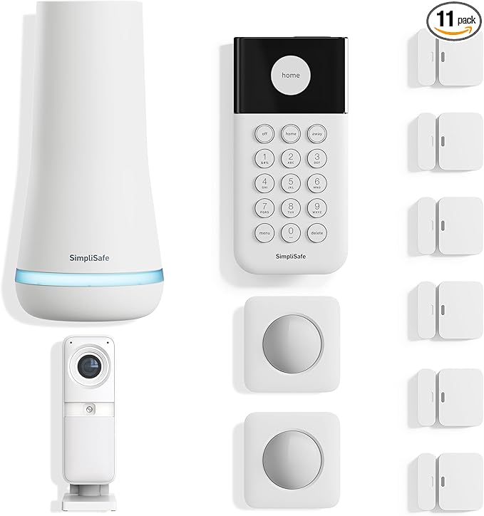 SimpliSafe 11 Piece Wireless Home Security System Gen 3 by SimpliSafe%C2%AE