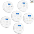 6 Packs, 2 in 1 Technology, Carbon Monoxide Detector, Co Alarm, 85db Alert by ARIKON