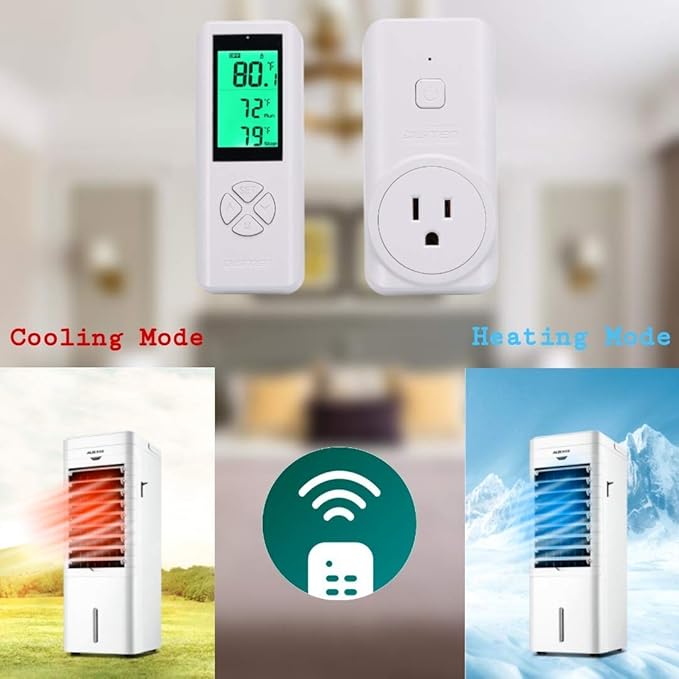 DIGITEN Wireless Temperature Controlled Outlet, Digital Plug-in Thermostat - Image 5