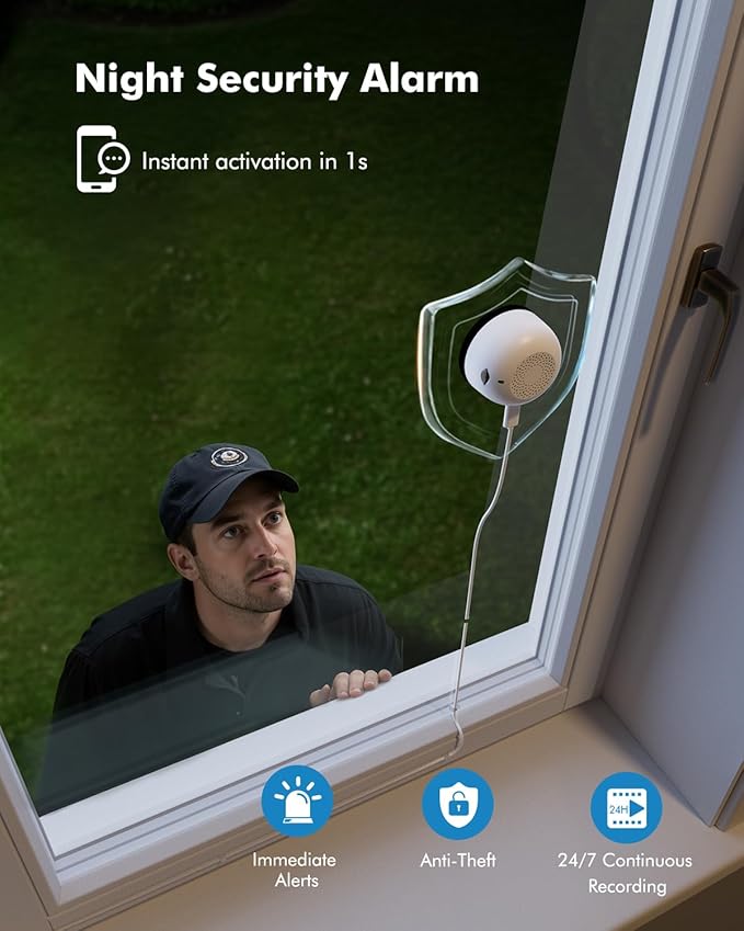3MP 2K Window Security Camera, 5G & 2.4GHz WiFi Indoor Camera - Image 10