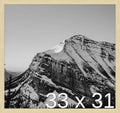 Frame It Easy 33 x 31 Wheat Wood Frame by FrameItEasy
