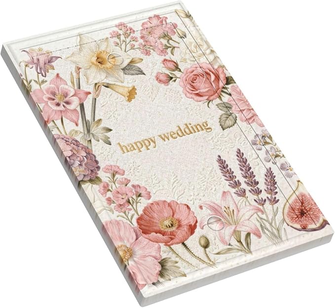 Bvtewkhz Floral Plant Watercolor Flowers No Device Single Blank Decorative - Image 3