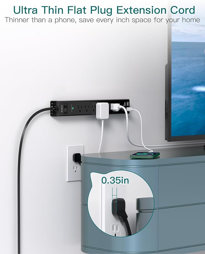 Surge Protector Power Strip - Image 3