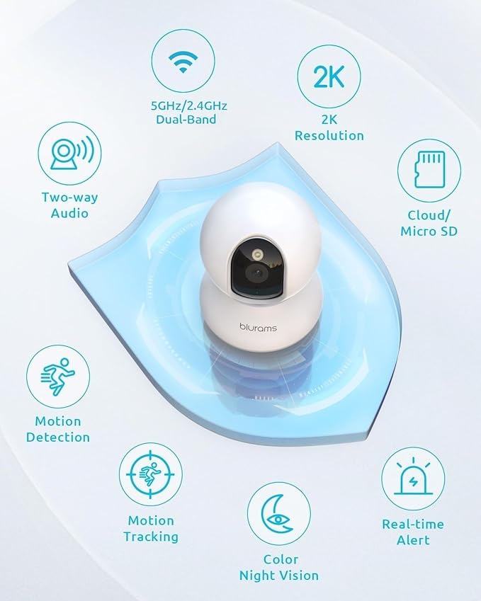blurams 5G Pet Camera 2K, 360° PTZ Dog Camera - Image 6