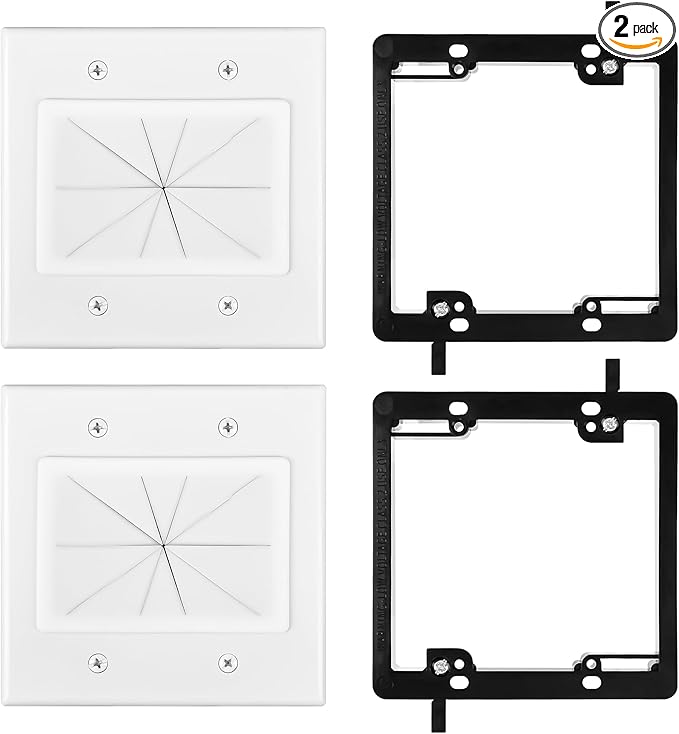Kebulldola 2 Gang Wall Plate by Kebulldola
