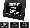 JALL 【2024 New】 Digital Calendar Dementia Day Clock, 7 Inch Large Screen Display by JALL