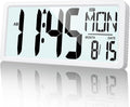 XREXS Large Digital Wall Clock Battery Operated by XREXS