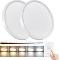 15.8 Inch Dimmable LED Flush Mount Ceiling Light, 3000K/3700K/4000K/5000K/6000K by FY+WISDOM+FLY+LIGHTING