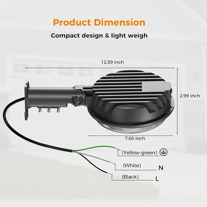 AIKVSXER 200W LED Barn Light 30000LM Dusk to Dawn Photocell LED Outdoor Area - Image 9