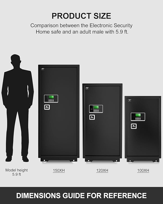 【US STOCK】TIGERKING 17.6 Cubic Feet Extra Large Heavy Duty Safe Box, Home Safe - Image 9