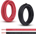 Shirbly 4 Gauge Battery Cable, 20FT Red + 20FT Black 4 AWG Pure Copper Wire by Shirbly