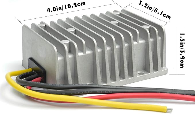 QJFCare DC/DC 12V to 24V Boost Converter 20A 480W Step Up Voltage Regulator - Image 6
