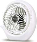Viniper Portable Rechargeable Fan, Small Desk Fan : 3 Speeds & about 8-24 Hours by ViniperUSA