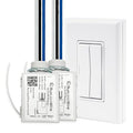 RunLessWire Fan & Light Battery-Free DIY Wireless Light Switch Kit 150ftRF by RunLessWire