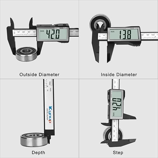 Kynup Caliper Measuring Tool, Digital Caliper Outside Micrometer - Image 4
