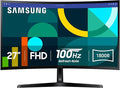 Samsung 27" Essential S3 Series FHD 1800R Curved Computer Monitor, Game Mode by Samsung