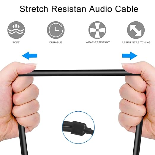 Jozzai 6.35mm Dual TRS to XLR Male Cable - Image 7