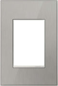 Legrand adorne Brushed Stainless, 1-Gang + Wall Plate by adorne