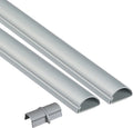 D-Line 31.4in TV Cord Hider, Patented Half Round Cable Cover, Hide Wall Mount by D-LineUSAinc