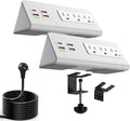 Upgraded Version Edge Mount Power Strip by QZUKOY