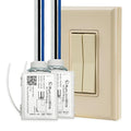RunLessWire Fan & Light Battery-Free DIY Wireless Light Switch Kit 150ftRF by RunLessWire