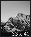 Frame It Easy 33 x 40 Black Wood Frame by FrameItEasy