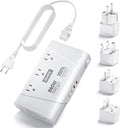 DOACE 800W Travel Adapter Voltage Converter, 220V to 110V Pure Sine Wave by DOACE