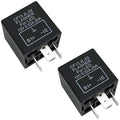 irhapsody 3-pin LED Flasher Relays CF13, Fixed 12V Electronic Blinker Relay by irhapsody