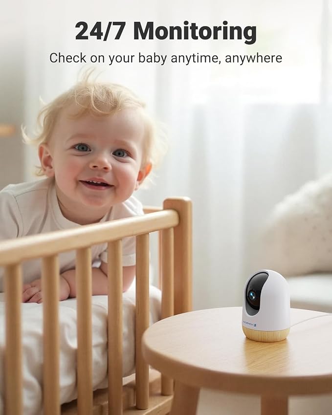 MUBVIEW Pan/Tilt Cameras for Home Security Indoor, 5MP Pet/Cat/Dog Camera - Image 5