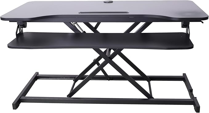 Rocelco 43" Height Adjustable Standing Desk Converter - Image 5