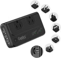 Ceptics - 6 in 1 Travel Adapter and Voltage Converter, 220V to 110V Converter by Ceptics