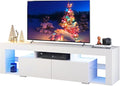 WLIVE TV Stand for 65 to 70 Inch TV, Modern Entertainment Center by WLIVE