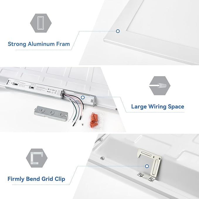 CycevSun 12-Pack 2x4 LED Flat Panel Light - Image 6
