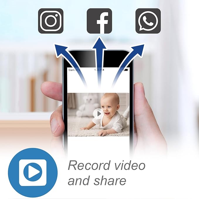 VTech RM7764HD 1080p WiFi Remote Access Baby Monitor, 360° Pan&Tilt, 7” 720p HD - Image 7