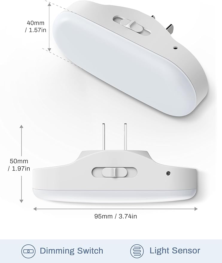 DORESshop RGB 120V Night Lights Plug into Wall, 0.7W LED Night Light - Image 7
