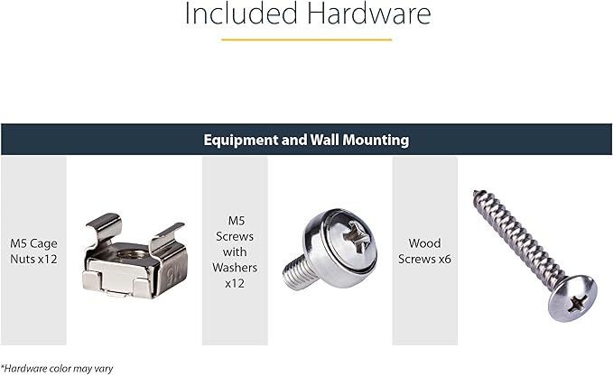 StarTech.com 3U 19" Wall Mount Vertical Rack Bracket, Wall Mount Patch Panel - Image 5
