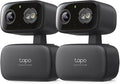Tapo 2K Indoor/Outdoor Pan/Tilt Wired Security Camera by Tapo