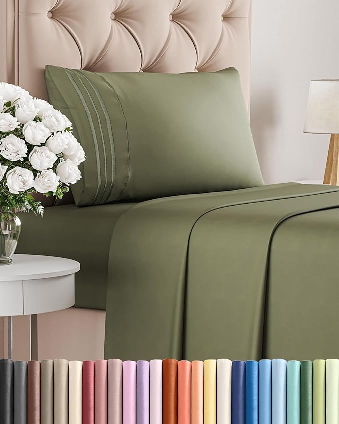 Twin XL Size 3 Piece Sheet Set by CGKUnlimited