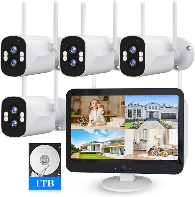 ZHXINSD Home Wireless Security Camera System by ZHXINSD