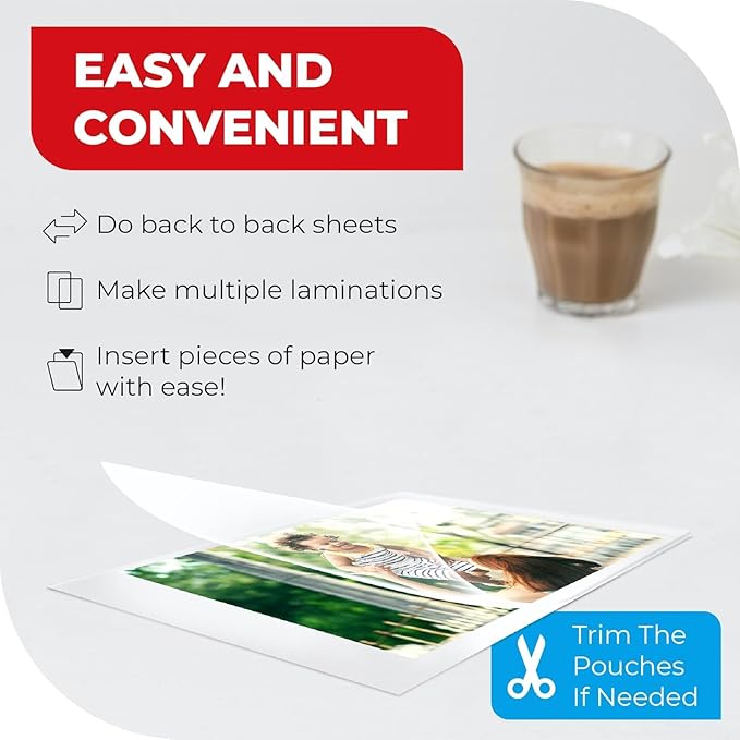 3MIL Thermal Laminating Sheets 9x11.5 inch, Letter Size, Dry-Erase Friendly - Image 4