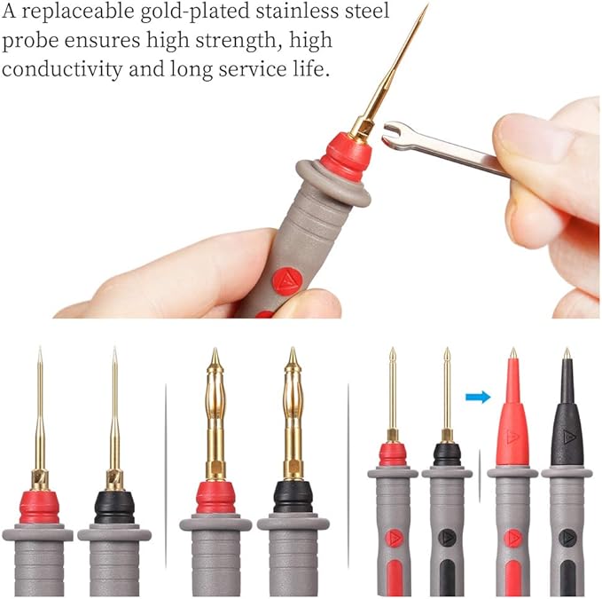 Bionso 25-Piece Multimeter Leads Kit, Professional and Upgraded Test Leads Set - Image 2