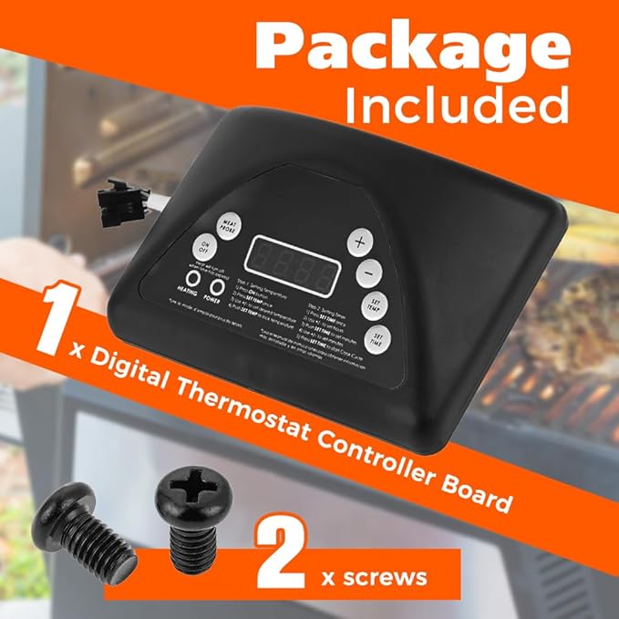 TEENGSE 9907100008 Smoker Thermostat Digital Control Panel Kit, Compatible - Image 3