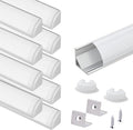VST 10pack 3.3ft LED Channel, V Shape Led Diffuser Channel, LED Aluminum by VSTLighting