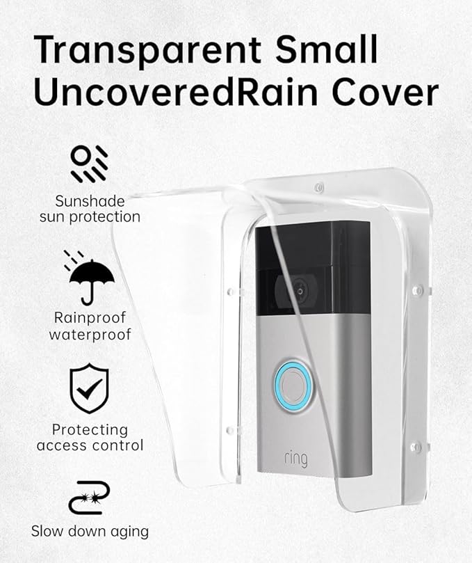 Doorbell Rain Cover Weatherproof Compatible - Image 3
