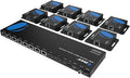OREI 4K 1x8 HDMI Extender Splitter Multiple Over CAT 6/7 Cable by OREI