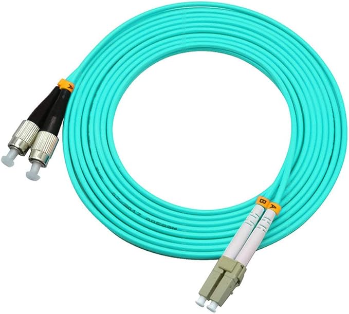 Jeirdus 1Meter 3ft LC to FC Duplex 50/125 10G OM3 Multi-Mode Fiber Optic Cable - Image 3
